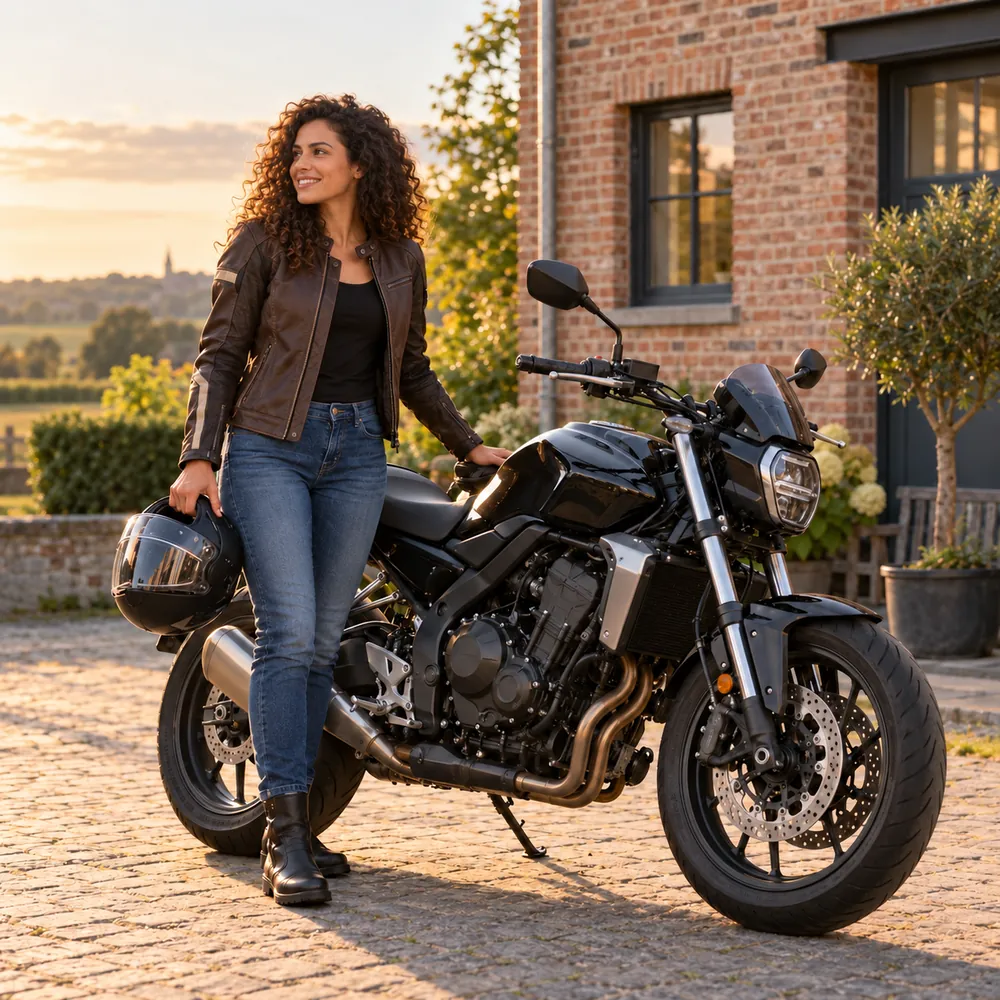 Femme - Moto