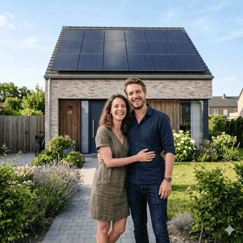 Couple - Panneaux Solaires