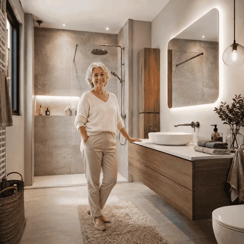 Femme - Salle de Bain